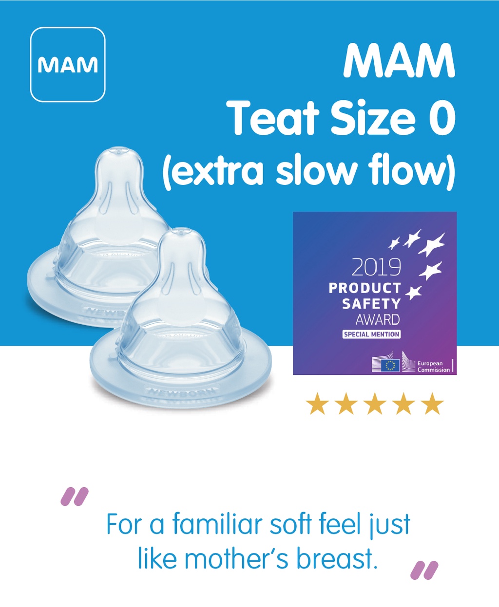 Mam extra hot sale slow flow