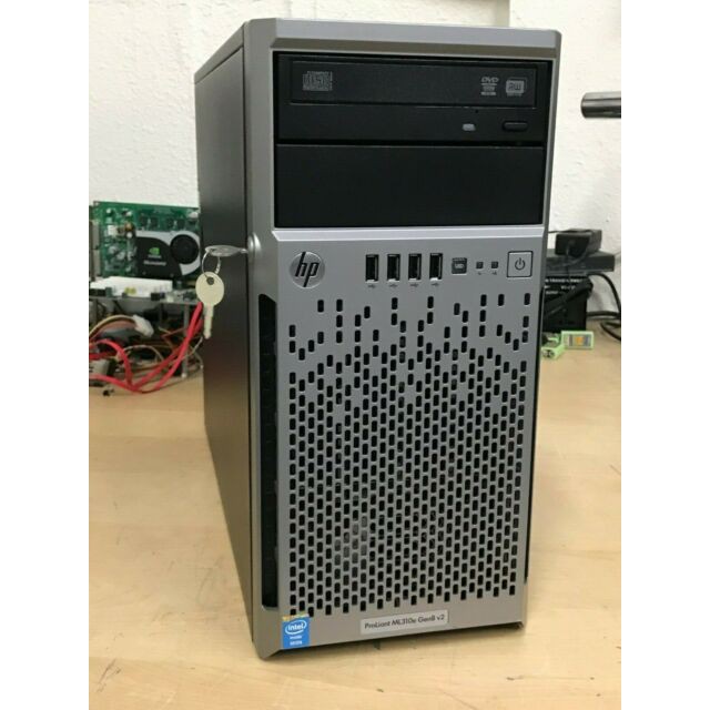 Hp Proliant Ml310e Gen 8 V2 Desktop Tower Server 12 V3 3 1ghz Qc 8gb Ram 2tb Hdd Used Shopee Malaysia