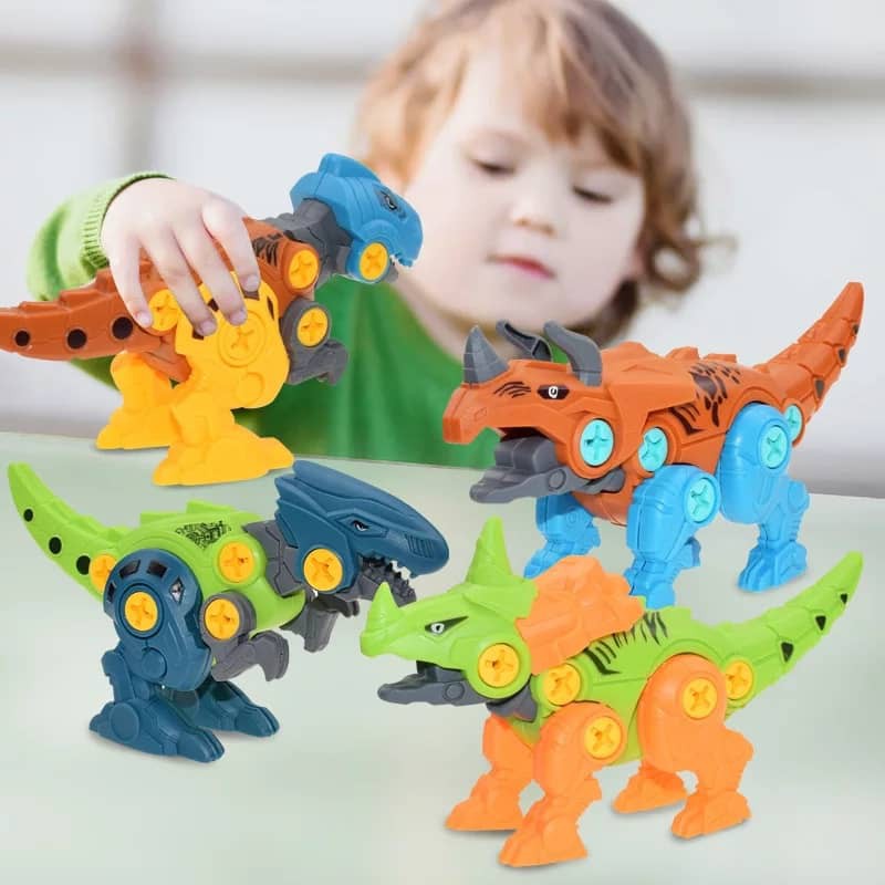 dinosaur screw toy