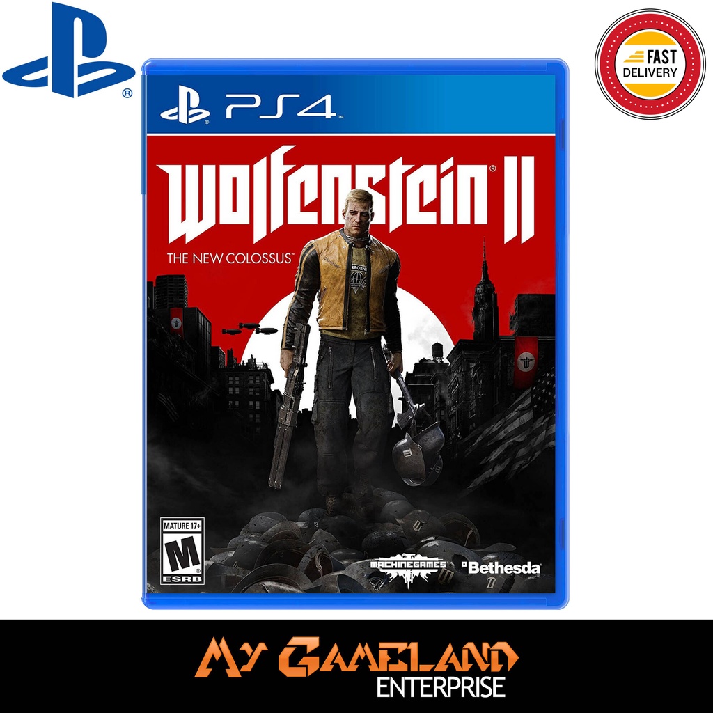 PS4 Wolfenstein II The New Colossus (R2)(English)(BRAND NEW) | Shopee ...