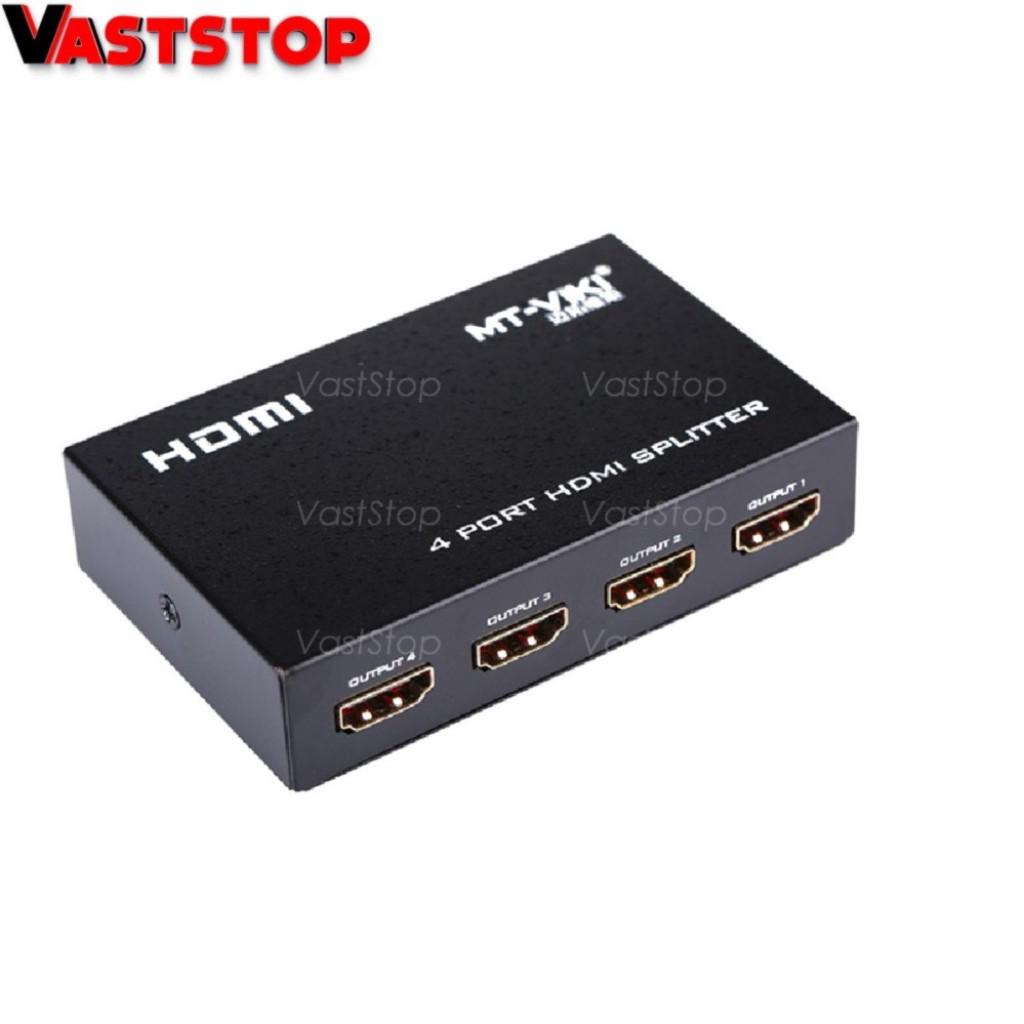 MTVIKI MTSP104M 4 Port HDMI Splitter 1x4 Ultra High Definition UHD