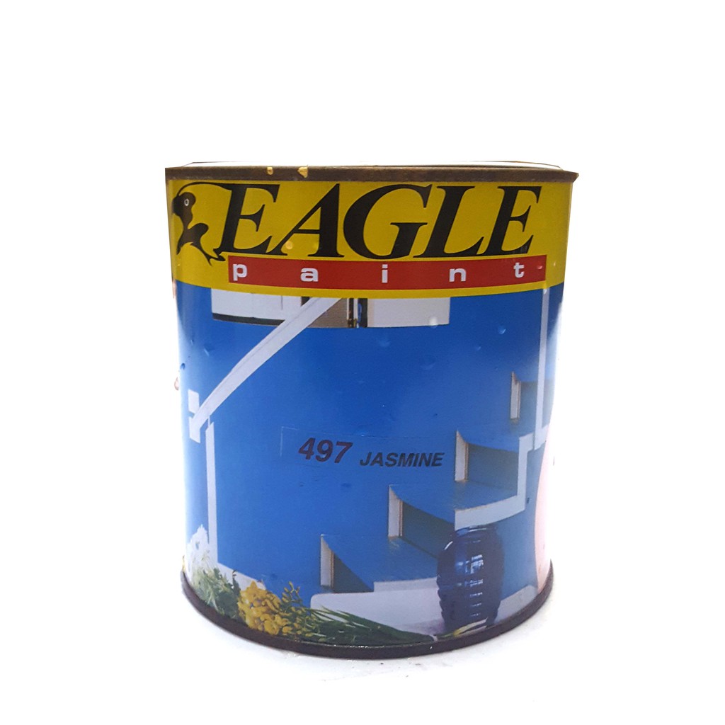 1Liter Red Eagle Paint Gloss Paint Wood and Metal Cat Rumah Shopee