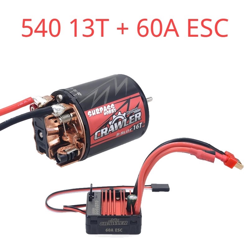 Details about   Surpass Hobby 5-Slot Brushed Motor 550 540 10T 11T 12T 13T 16T 20T for 1/10 RC