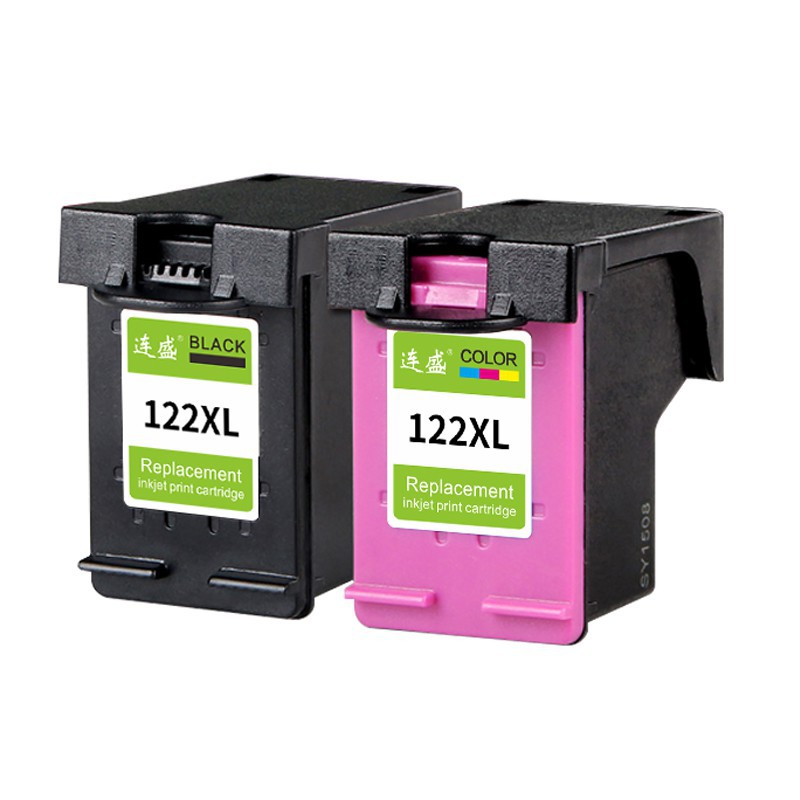 2pack 122xl Refilled Ink Cartridge Replacement For Hp 122 Xl For