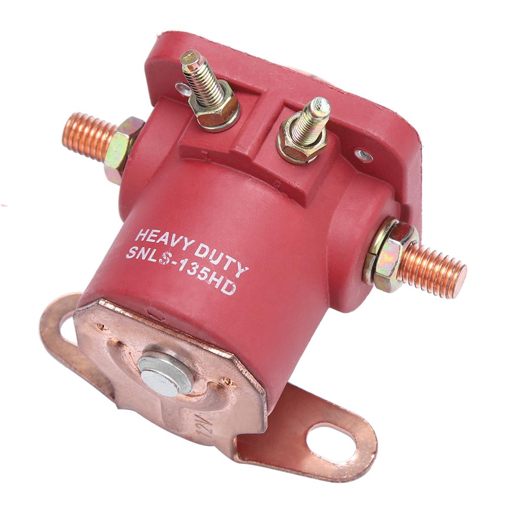 12V 4Terminal Car Refit Heavy Duty Starter Solenoid Relay Switch for