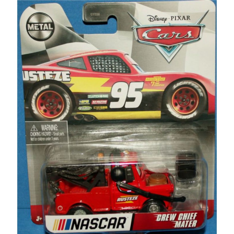 Disney Pixar Cars Nascar Series Crew Chief Mater | Shopee Malaysia