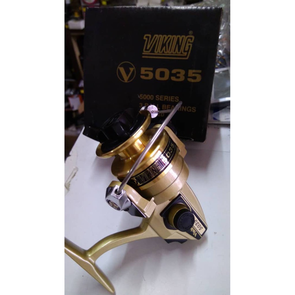Viking V5035 5000 series fishing reel made in korea Shopee Malaysia