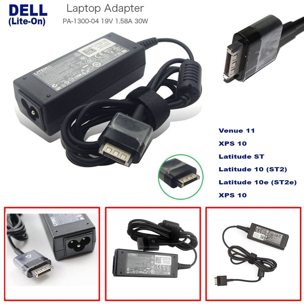 Original Dell Venue 11 Xps 10 Latitude St 10 St2 St2e Pro T03g 30w 19v 1 58a Pa 1300 04 Da30nm131 Tablet Adapter Charger Shopee Malaysia