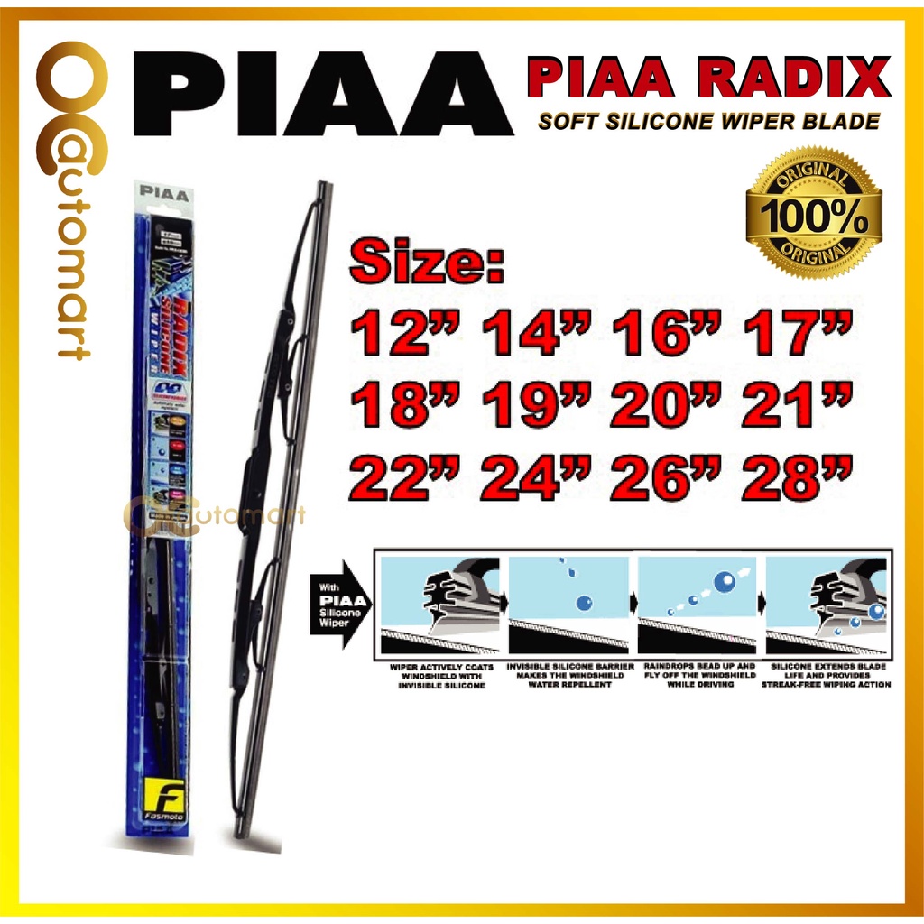 Pack of 2 Quiet and Long-Lasting Water-Repellent AVA 22+16 Silicone Windscreen Wipers All-Weather Pack of 2 Quiet and Long-Lasting Water-Repellent AVA 22+16 Silicone Windscreen Wipers All-Weather