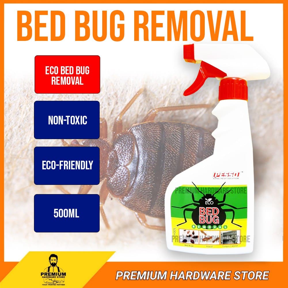 PESSO Eco Bed Bug Removal 500ML Natural Bed Bug Dust Mite Control Spray