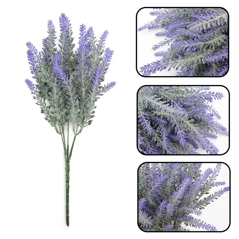 Artificial 36cm Purple Lavender Heather Spray Stems wedding floral jxyy yMw Top