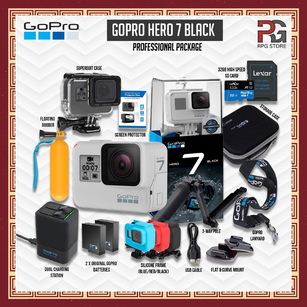 Ready Stock Gopro Hero 7 Hero7 Black 4k Action Camera Shopee Malaysia