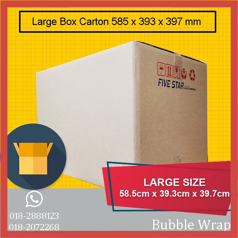 masterborong Large Size Carton Box Double Wall 10pcs | Shopee Malaysia