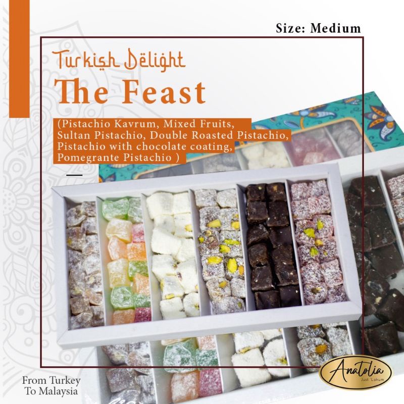 Buy Manisan Turki Dessert Turkish Delight Set Feast (Mix Mini 