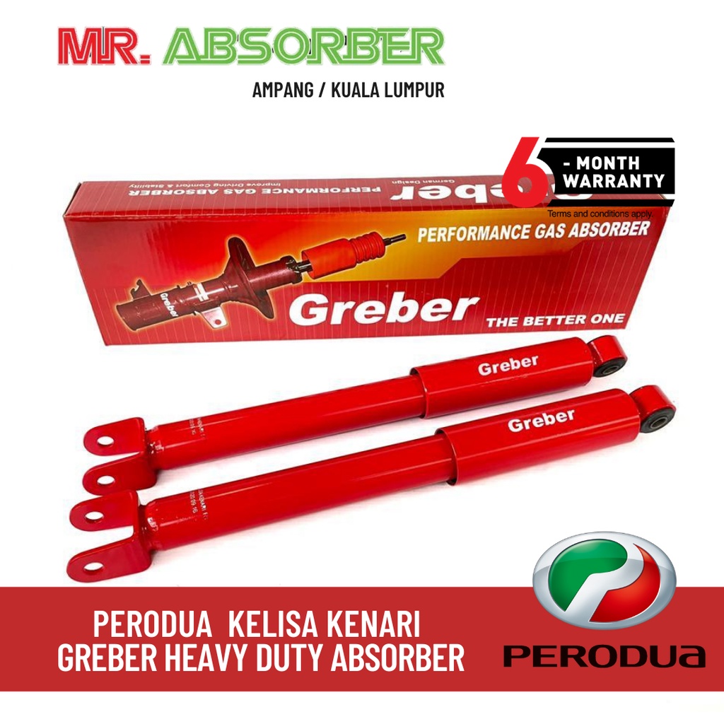Absorber Greber Perodua Kelisa Kenari Shopee Malaysia