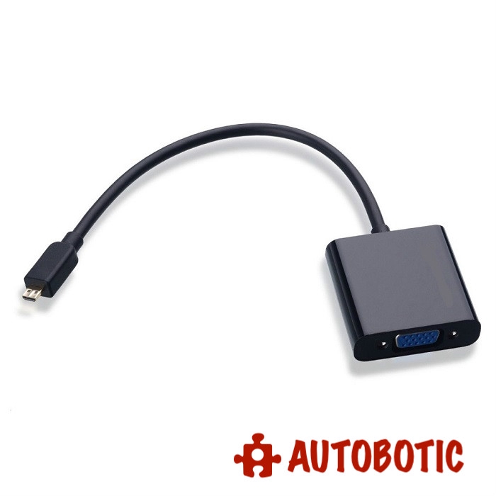 Micro HDMI to VGA Adapter Converter for Raspberry Pi 4 Shopee Malaysia