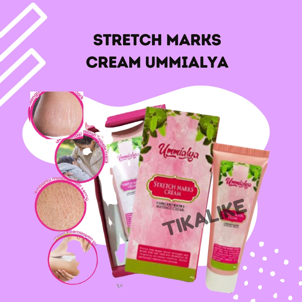 Stretch Marks Cream Ummialya / Krim menghilangkan selulit ibu
