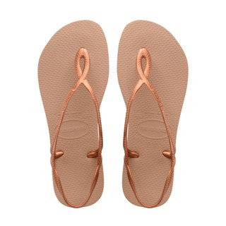 havaianas top tiras rose gold