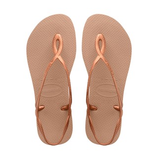 havaianas top tiras rose gold