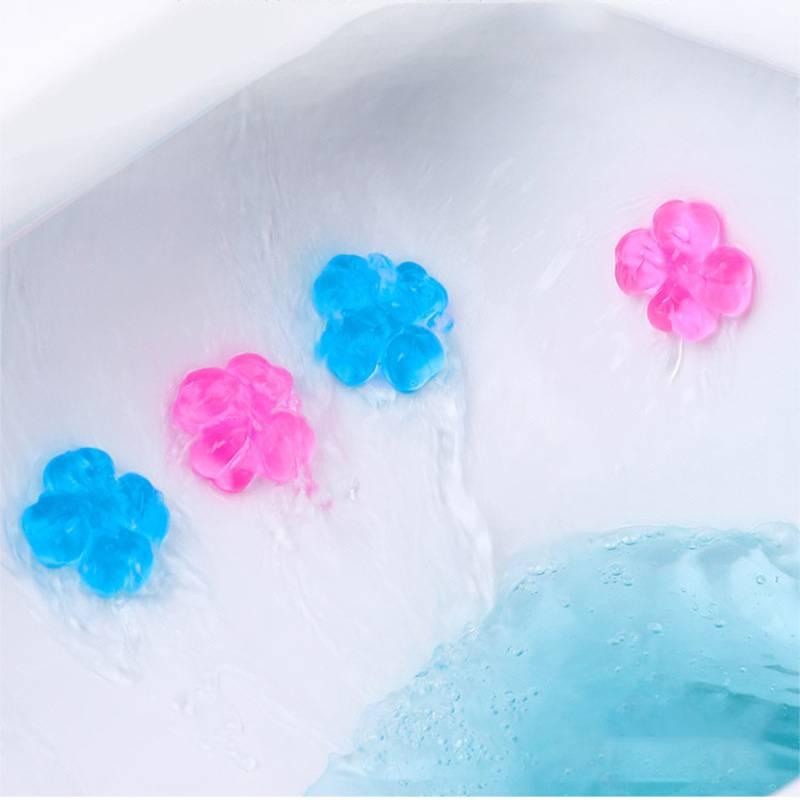 15 Flower Toilet Deodorant Small Flower Gel Cleaner | Toilet Cleaner Household Toilet fragrance