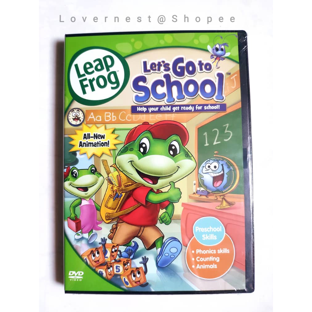 Leap Frog Let S Go To School Help Your Children Get Ready For School Dvd For Age 3 6 Years Shopee Malaysia