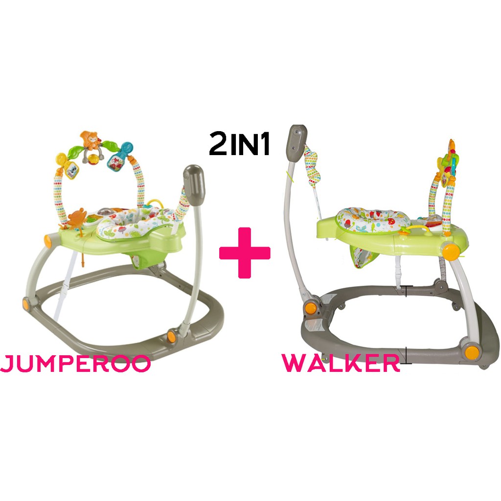 Ready Stock Baby Walker + Jumperoo 2 in 1 Free Carpet Shopee Malaysia