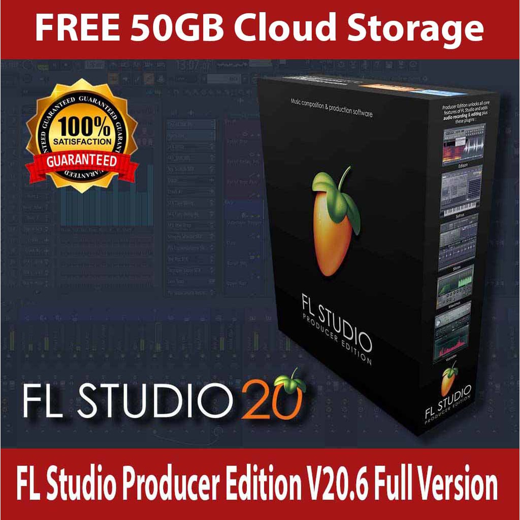 FL Studio Producer Edition  Full Version (LIFETIME) for Windows + Free  50GB Cloud Storage | Shopee Malaysia