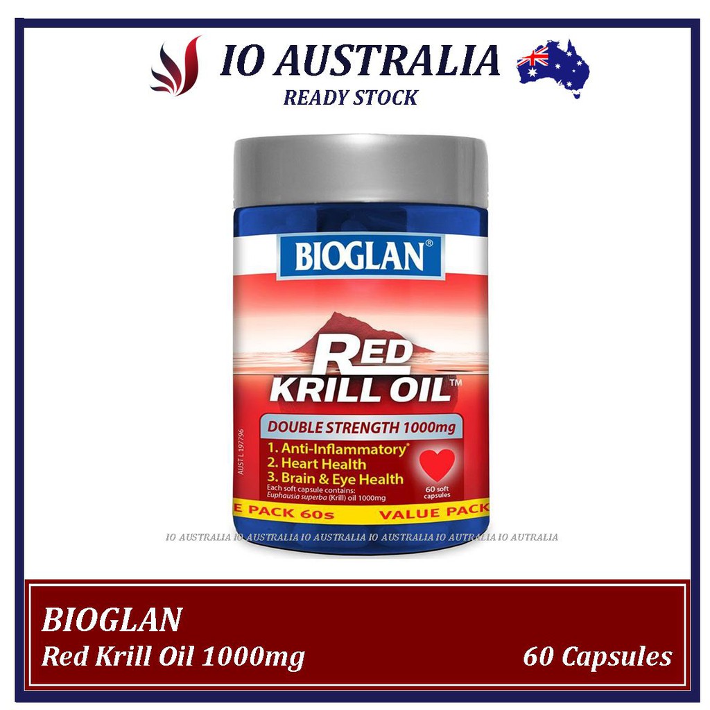 bioglan red krill oil 1000mg 60 capsules