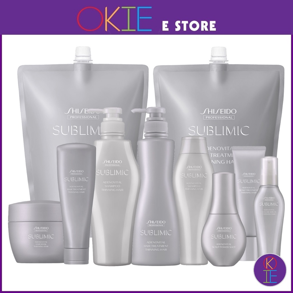 Shiseido Sublimic Adenovital Shampoo / Scalp Treatment / Hair Treatment