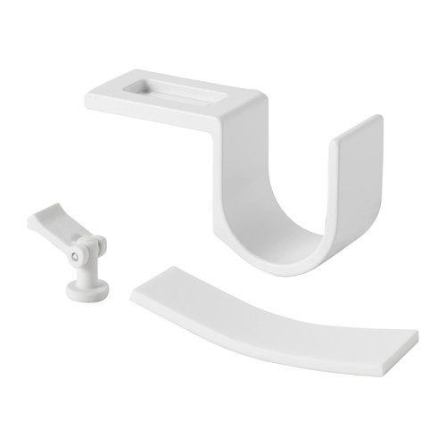 Ikea Vidga Curtain Rod Holder White Shopee Malaysia
