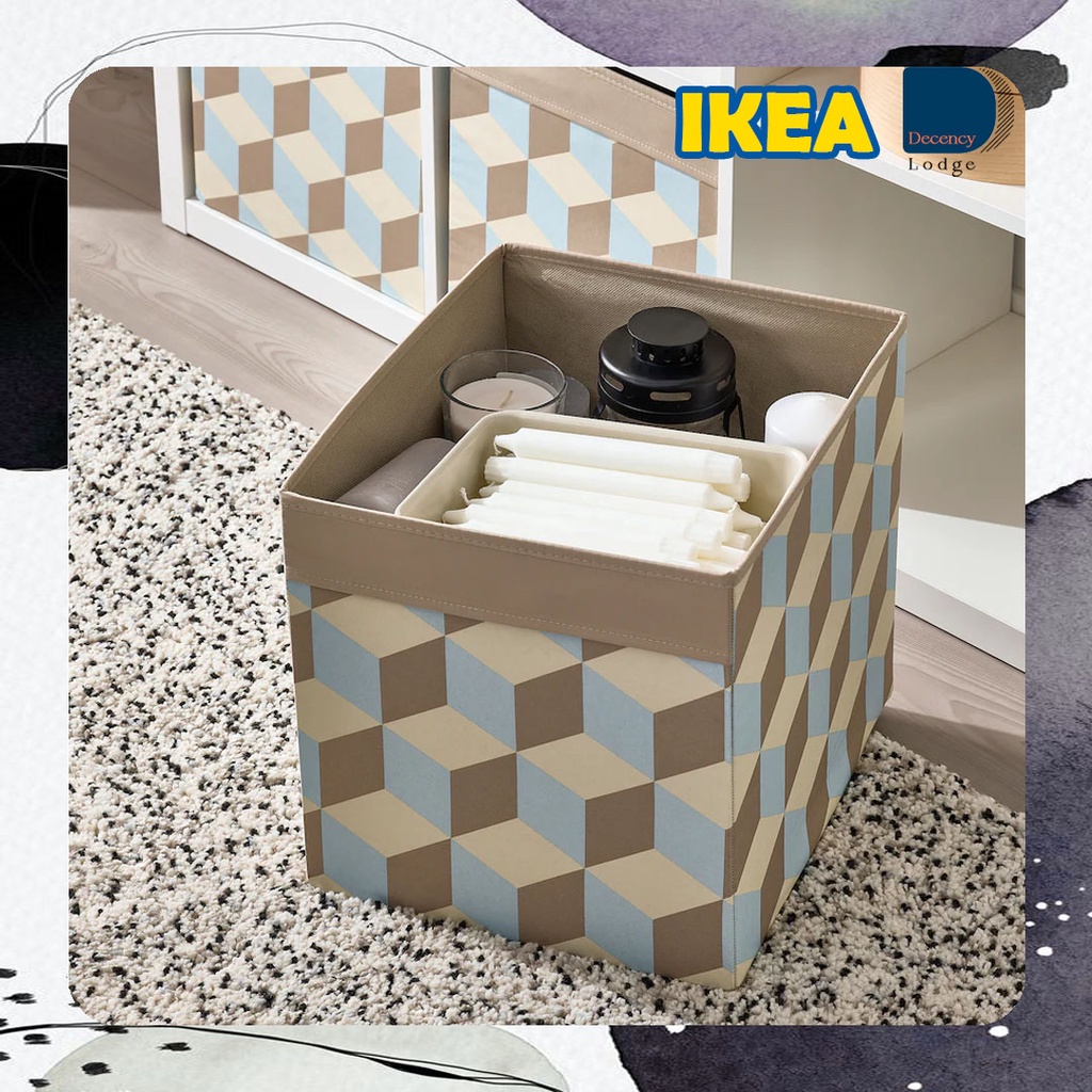 IKEA STORAGE BOX DRONA BOX 33X38X33CM KOTAK STORAN IKEA KOTAK KERTAS BOX CONTAINER BOX Shopee