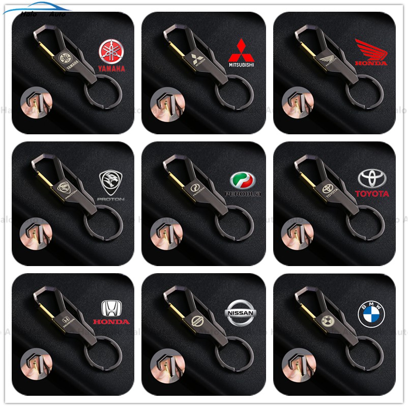 【Customized】New Car Logo keychain Car Keychain Creative Alloy Metal