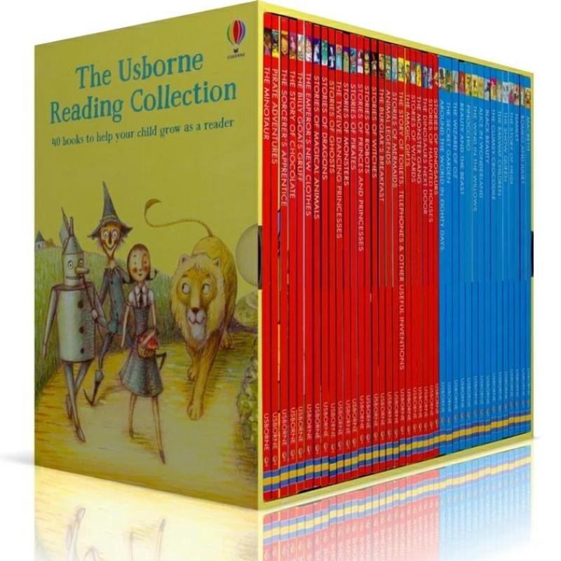 40 Books Set Usborne Story Reading Books Collection My Third