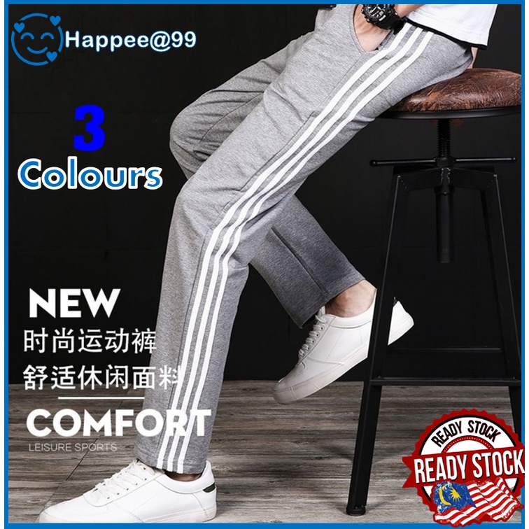 Jogger Pant Men Seluar Panjang Lelaki Tracksuit Casual Long Pant Sports ...