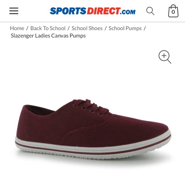 slazenger ladies canvas pumps