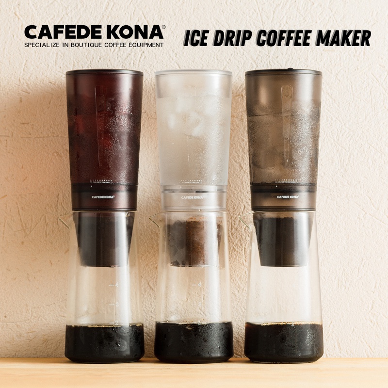 CAFEDE KONA -Ice Drip coffee maker D3 Ice Dripper Coffee Maker