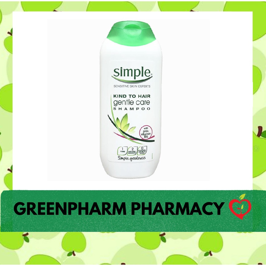 Simple Gentle Care Shampoo 200ml Shopee Malaysia