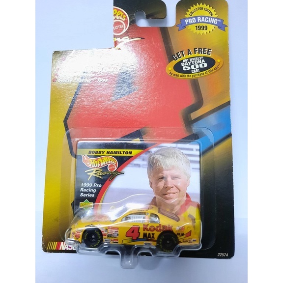NASCAR DIECAST KODAK PREMIUM RUBBER TYRE VINTAGE (BOBBY HAMILTON)