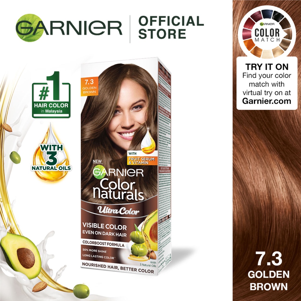 Garnier Color Naturals Ultra Color Kit Hair Colour | Shopee Malaysia