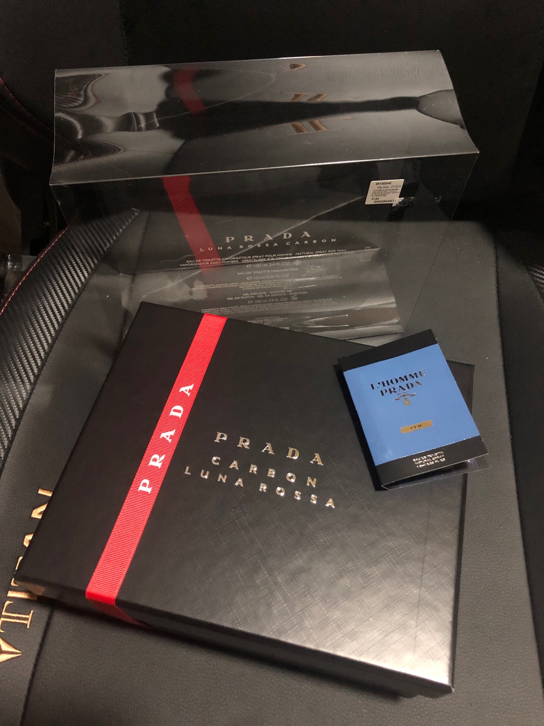 prada carbon 100ml gift set