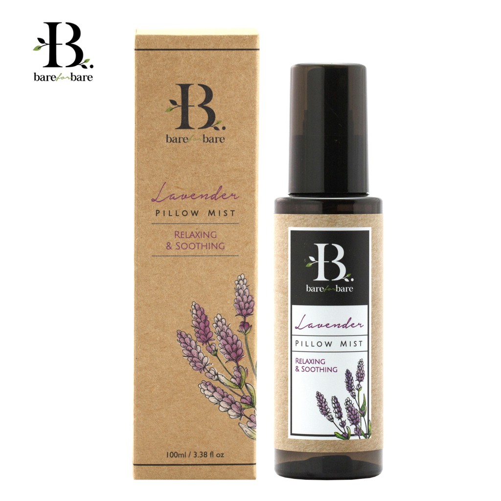 Bare For Bare Lemongrass Ginger Body Care Lavender Pillow Mist