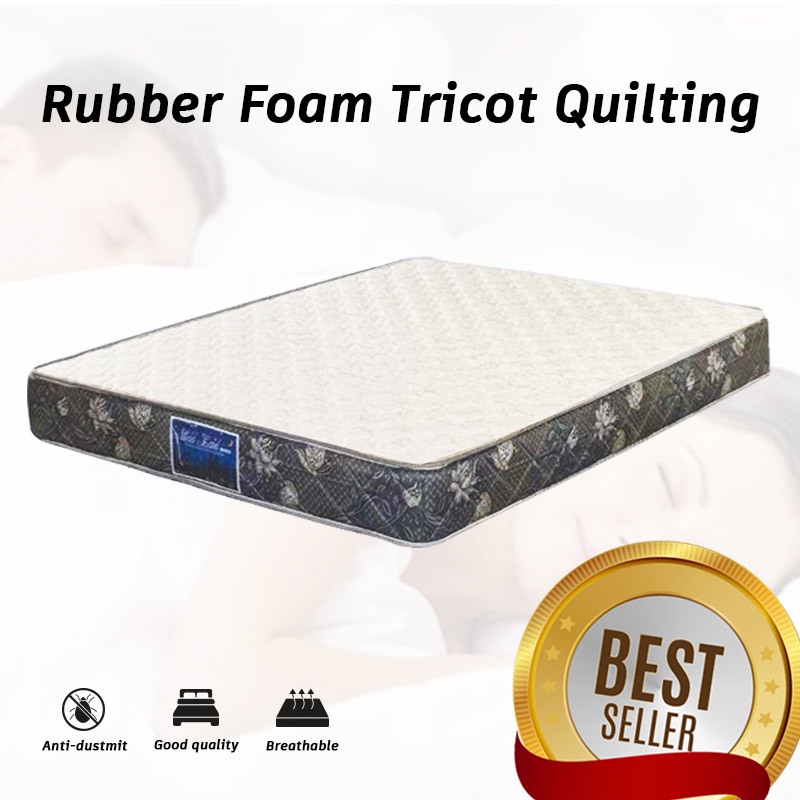 Rubber Foam Tricot Quilting Mattress Tilam (King/Queen/Single Size