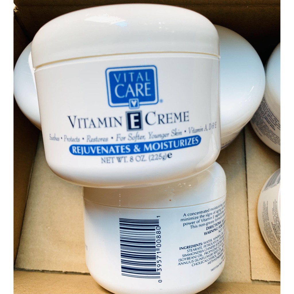 familie Beraadslagen knal Vital VITAMIN E CREME 225G FULL BODY Moisturizing Cream USA | Shopee  Malaysia