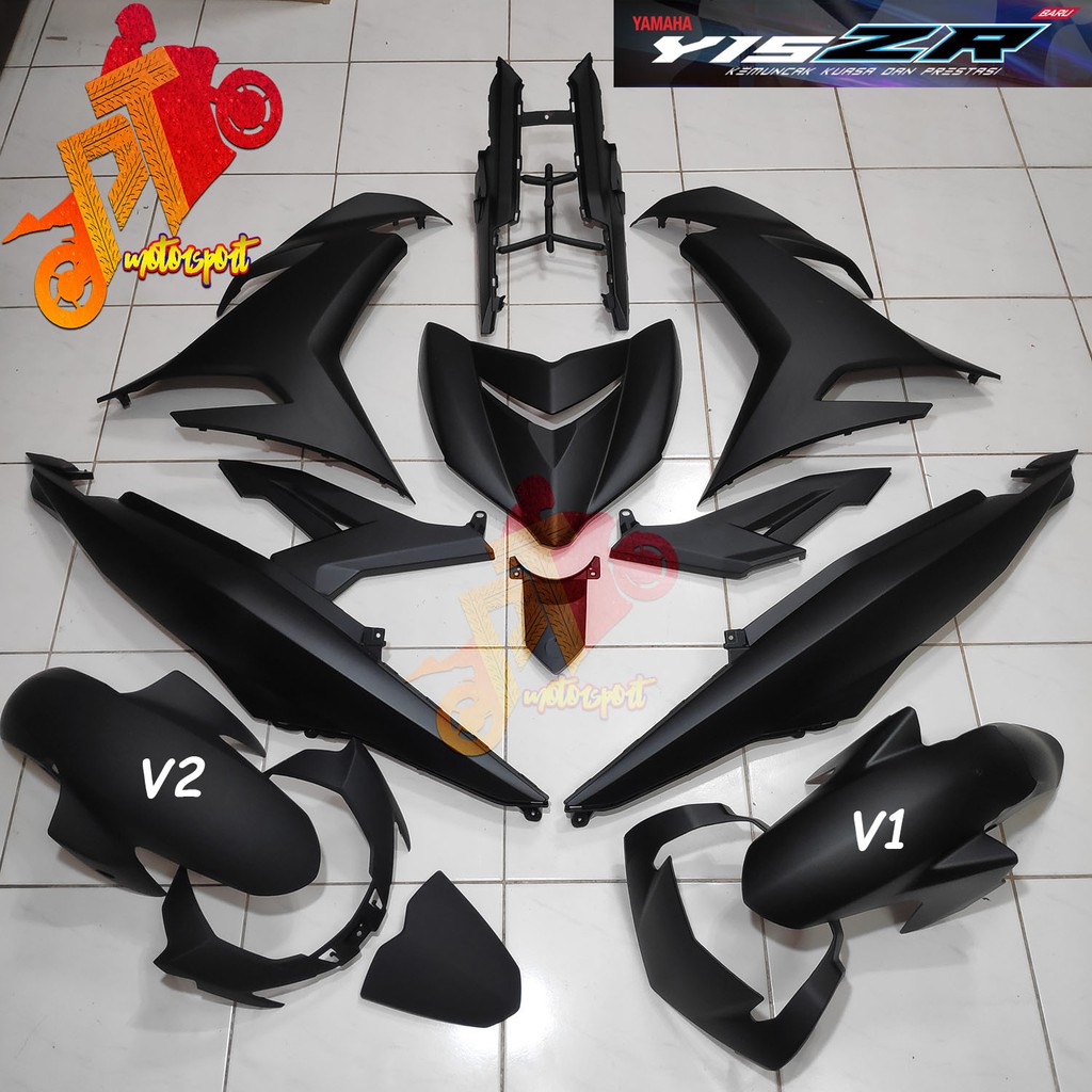 Yamaha Y15 Y15ZR Matt Black Cover Set V1 V2 Shopee Malaysia