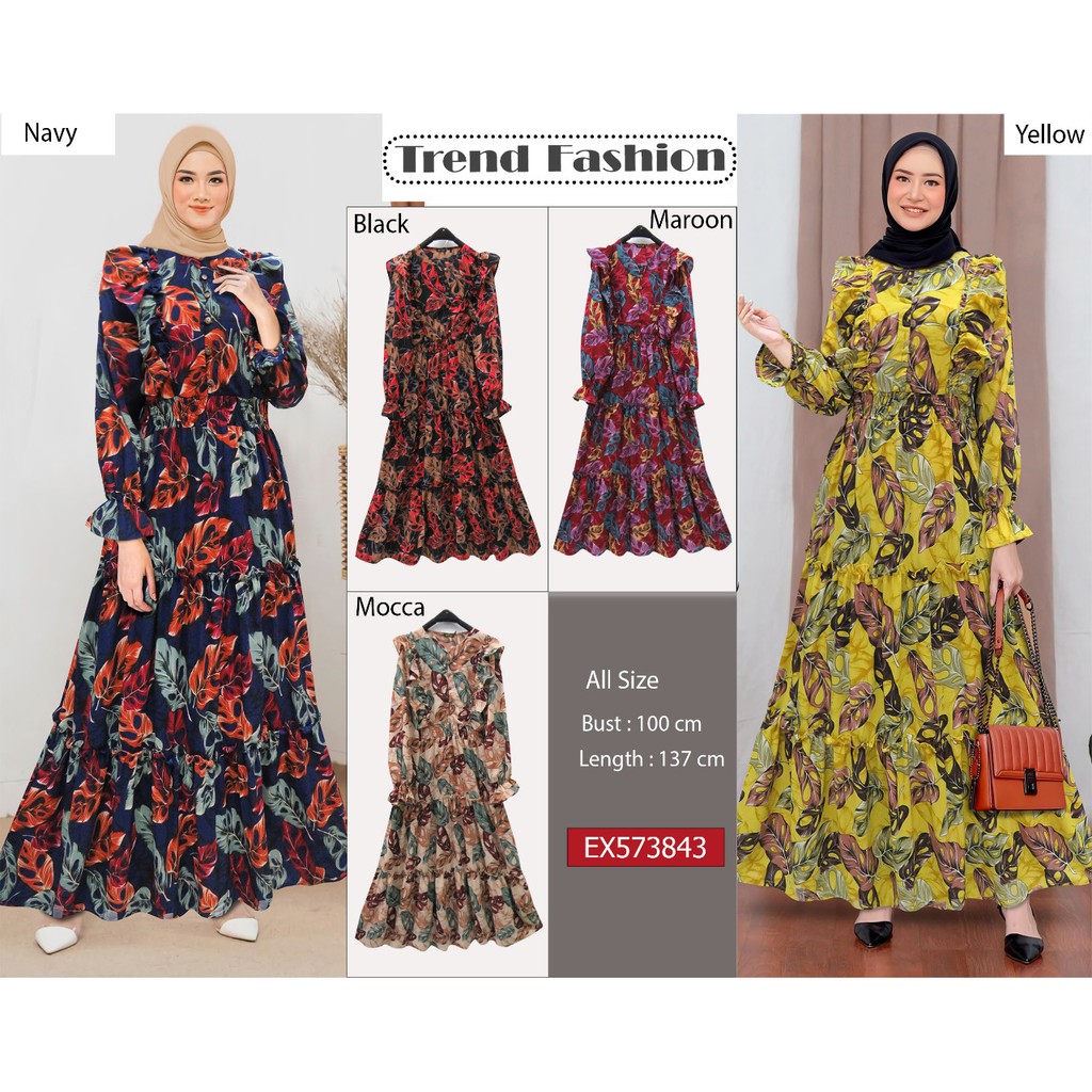 Gamis EXTU MOTIF JANDA BOLONG/MAXI DRESS EXTU/GAMIS EXTU