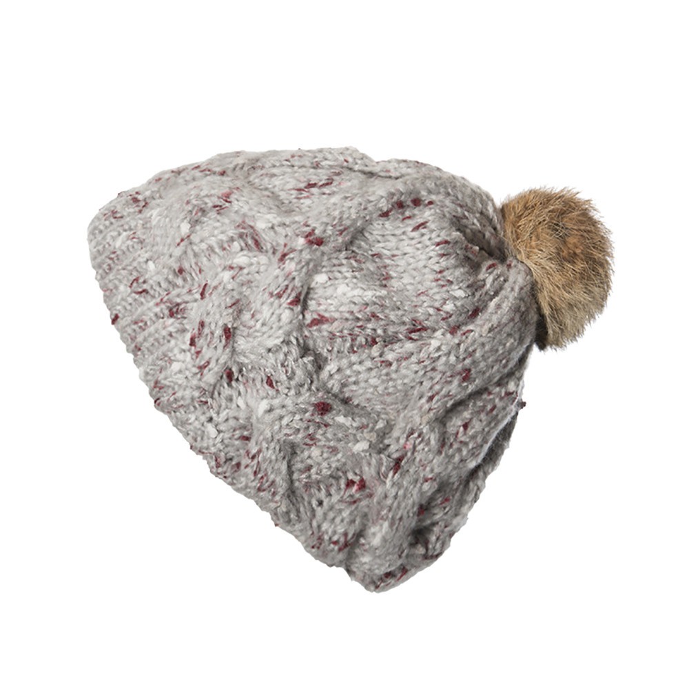 womens knitted bobble hat