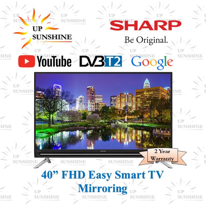 Sharp 40" FHD Easy Smart TV LC40SA5500X Shopee Malaysia