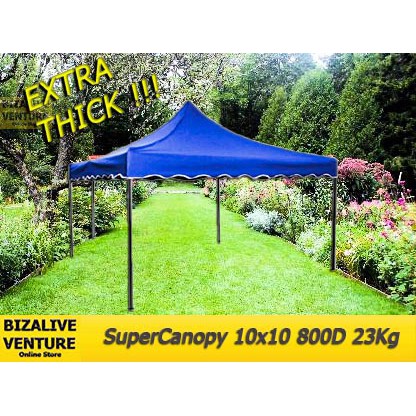 Ready Stock 10x10 800d Super Canopy Set Pasar Malam Kanopi Hawker Night Market Tent Khemah 3mx3m