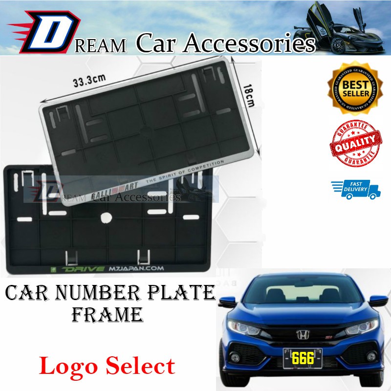 nissan number plate holder