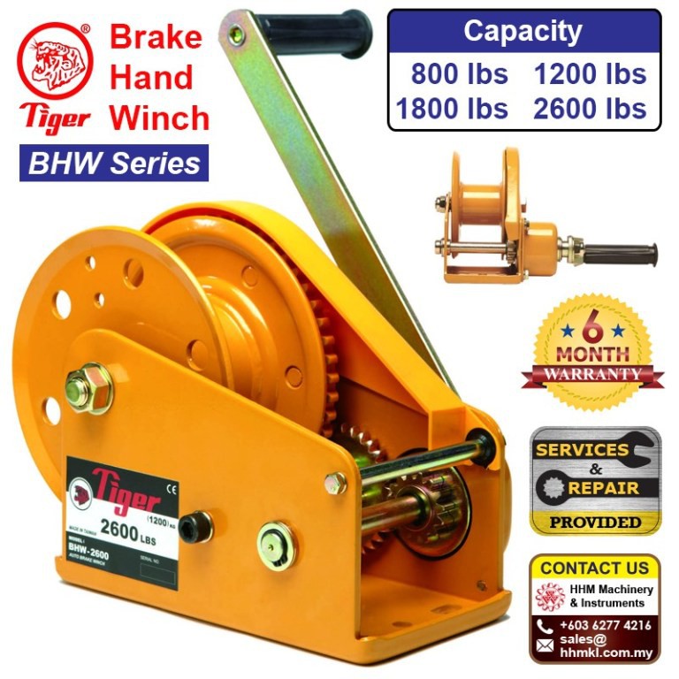 TIGER LIFTING Brake Hand Winch BHW Series BHW800 Shopee Malaysia